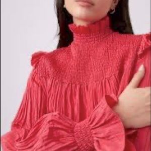 French Connection Boza Crinkle Top